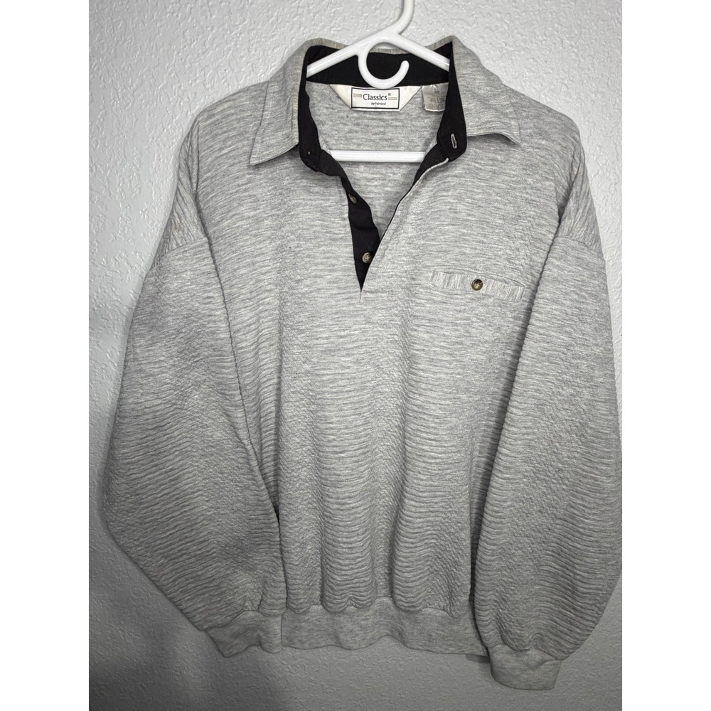 VINTAGE Classics by Palmland Pullover Mens XL Gray Good 6094-500